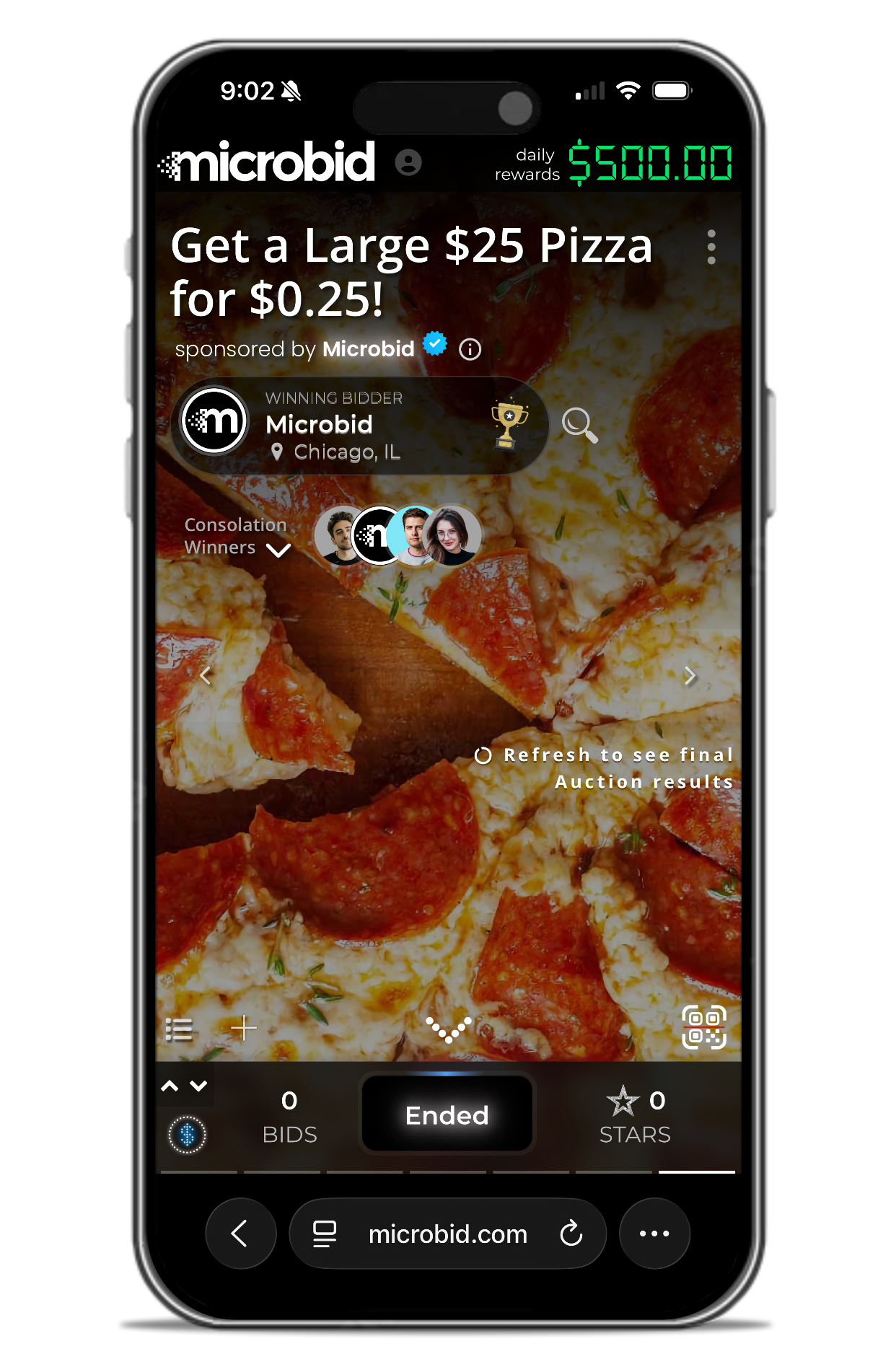 Microbid Crowd Auction